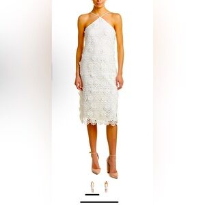 Trina Turk Women's Conga La Flor Lace Midi Dress Sz 0 (generous fit) $348 Retail
